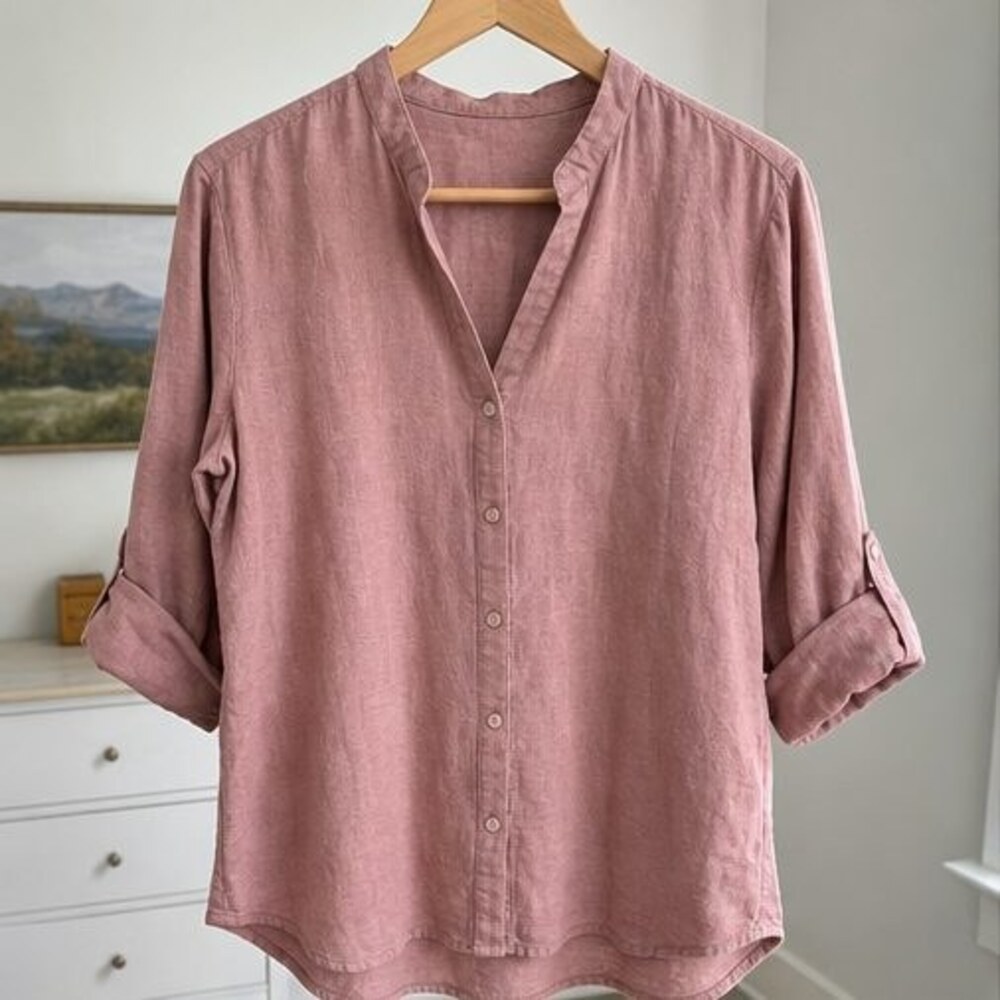 White Tie Neck Blouse